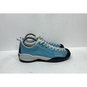 Scarpa Mojito Women's Size 7.5 Hiking Trail Shoes Suede Leather Blue